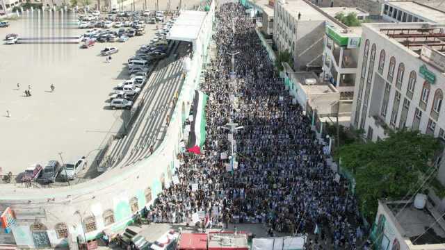 70 مسيرة جماهيرية بريمة نصرة لغزة وتأكيداً على الجهوزية لمواجهة العدو الأمريكي