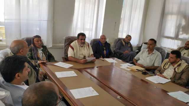اجتماع في البيضاء يناقش جهود التحشيد والتعبئة لمواجهة تصعيد العدوان الأمريكي