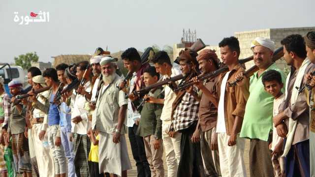 وقفتان مسلحتان في القناوص والزهرة بالحديدة لنصرة غزة والاصطفاف في مواجهة التصعيد الأمريكي