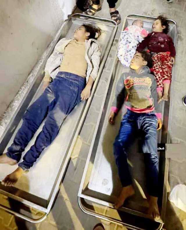 معظمهم من الأطفال والنساء:عشرات الشهداء والمصابين في جريمة صهيونية مروعة بحي الشجاعية بغزة