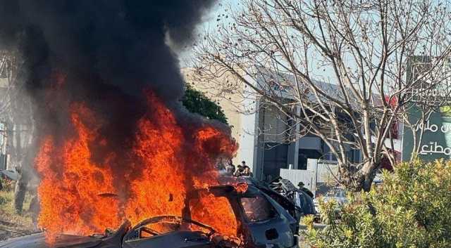 استشهاد مواطن لبناني بقصف العدو لسيارة جنوبي لبنان