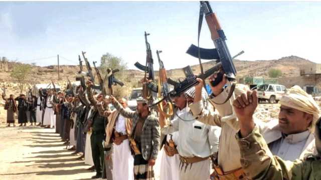وقفة لأبناء قبيلة الأعروش في خولان نصرة لغزة والبراءة من الخونة