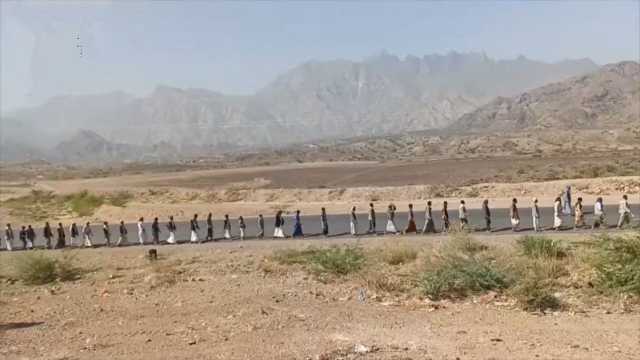 مسير ووقفات في ريمة دعما لغزة وإعلانا للنفير في مواجهة الأعداء