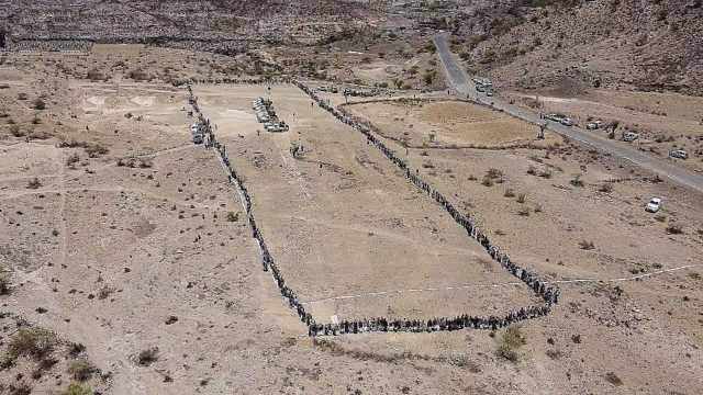 وقفة قبلية مسلحة في ذمار للنفير والجهوزية لمواجهة العدو