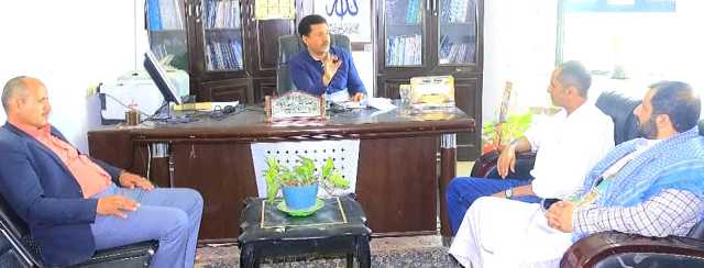 مناقشة أوجه التعاون بين وزارة الشباب وكلية التربية الرياضية
