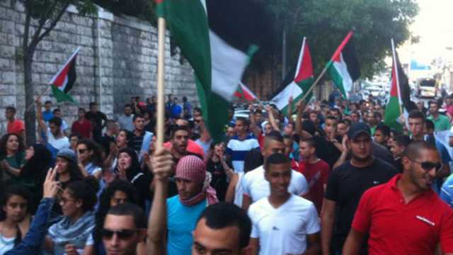 تظاهرات فلسطينية احتجاجاً على سياسة الهدم الصهيونية داخل اراضي 48