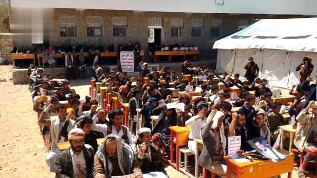 فعالية خطابية في العبدية بمأرب بذكرى الصرخة
