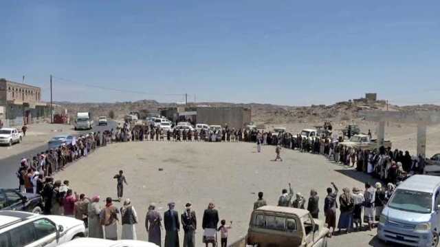 أبناء مديرية الوهبية بالبيضاء يعلنون النفير والتعبئة العامة لمواجهة العدوان الأمريكي