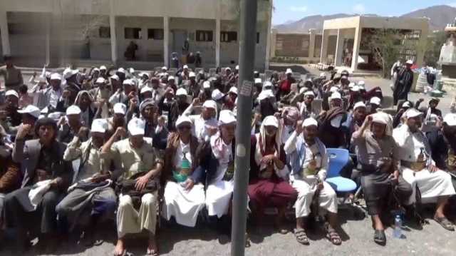فعالية خطابية في الجوبة بمأرب بالذكرى السنوية للصرخة