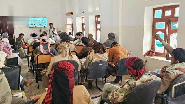 ورشة عمل لفريق المسح الزراعي في الحزم والمصلوب بالجوف