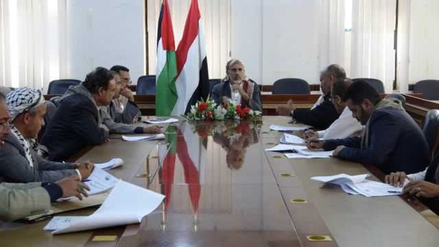 مفتاح يرأس اجتماعاً لمناقشة آلية التنسيقية بين الجهات الخدمية عند تنفيذ مشاريع البنى التحتية