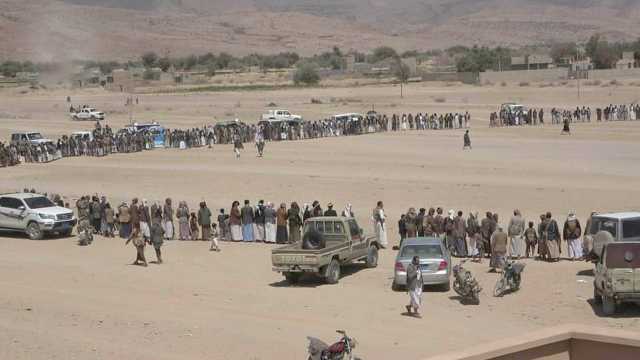 وقفة قبلية مسلحة في حرف سفيان بعمران تأكيداً على الجهوزية لأي تصعيد