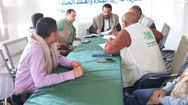 اجتماع في تعز لمناقشة سير تنفيذ مشاريع الأشغال العامة
