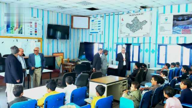 تفقد سير أنشطة المركز الصيفي في جامعة إب