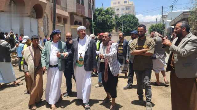 الاطلاع على أعمال ترميم وصيانة شوارع مديرية الوحدة