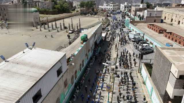 عرض كشفي لطلاب الدورات الصيفية في حجة