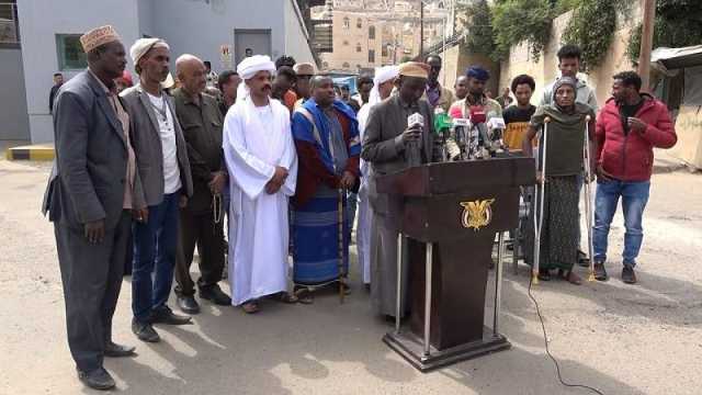 أبناء الجاليات الأفريقية في صنعاء ينددون بجريمة استهداف مركز الإيواء بصعدة