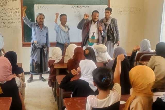الشمسي يتفقد أنشطة الدورات الصيفية في حيفان وصالة بتعز