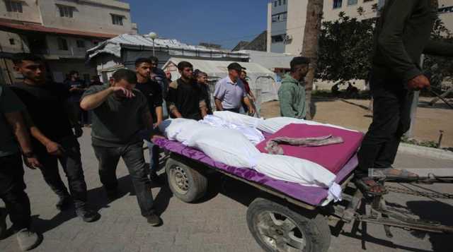 استشهاد 4 فلسطينيين في قصف للعدو الصهيوني بمخيم النصيرات