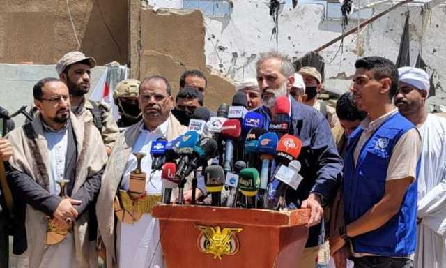 مؤتمر صحفي للمنسق المقيم للأمم المتحدة بشأن جريمة استهدف مركز المهاجرين الأفارقة بصعدة