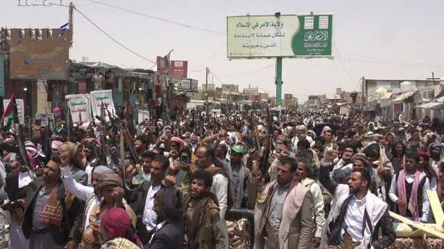 مسيرات حاشدة في الجوف تؤكد الثبات مع غزة وتبارك الرد الإيراني على العدوان الصهيوني