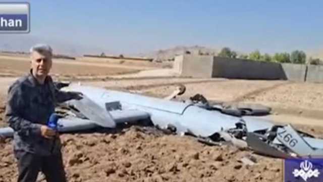 الدفاعات الإيرانية تسقط طائرة صهيونية نوع “هرمس 900” في أصفهان
