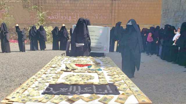 قافلة من الهيئة النسائية في المحابشة إسناداً للقوة الصاروخية والطيران المسير