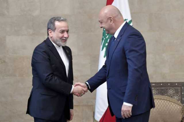 الرئيس اللبناني يتطلع إلى تعزيز العلاقات مع إيران