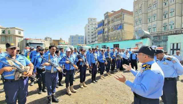 البراشي يتفقد أحوال المرابطين في إدارة مرور إب