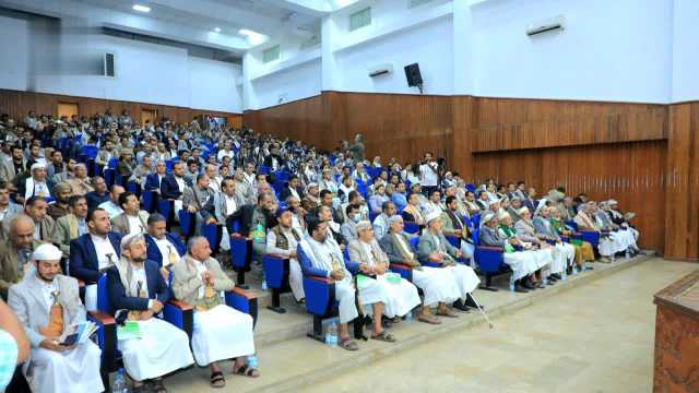 فعالية خطابية في صنعاء إحياء للذكرى السنوية لرحيل العلامة بدرالدين الحوثي