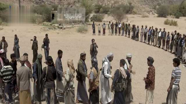 زيارة عيدية للمرابطين من قوات الاحتياط في جبهة الجوف