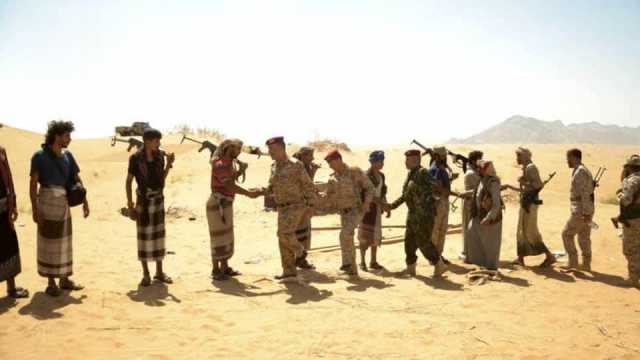 تفقد المرابطين في جبهة الجوبة بمأرب