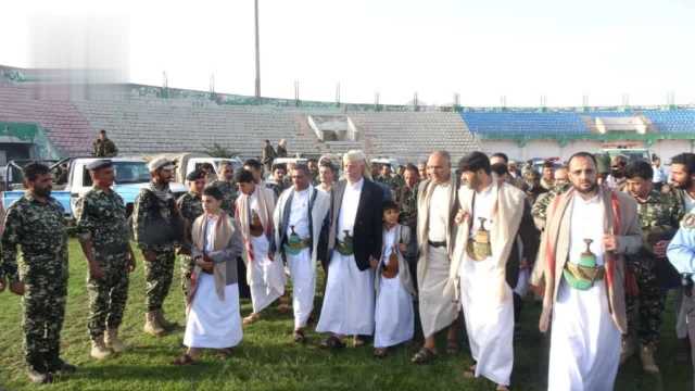 أبناء محافظة إب ينظمون وقفات تضامنية مع الشعب الفلسطيني