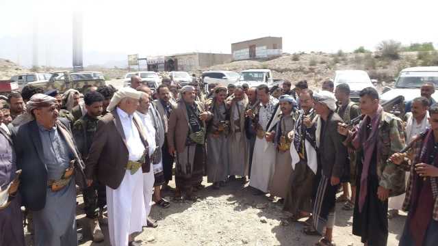 الاطلاع على أحوال المرابطين في جبهة الفاخر بالضالع