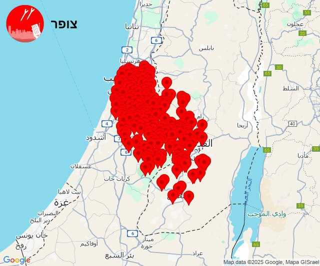 إعلام العدو: صفارات الإنذار تدوي في مناطق واسعة داخل فلسطين المحتلة إثر إطلاق صاروخ يمني