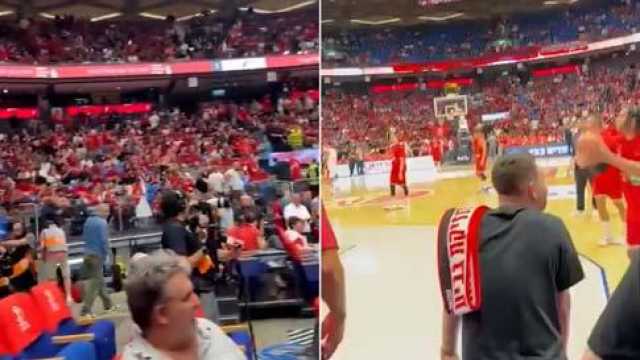 صاروخ يمني يوقف نهائي بطولة السلة في تل أبيب