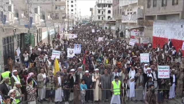 مسيرات حاشدة بالبيضاء نصرة لغزة واستعدادا لمواجهة العدو الصهيوني