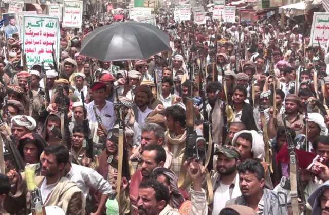 أبناء الجوف يحتشدون في 50 ساحة نصرة لغزة 