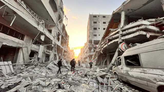 %42 من الطرق في غزة تضررت كلياً نتيجة العدوان الصهيوني