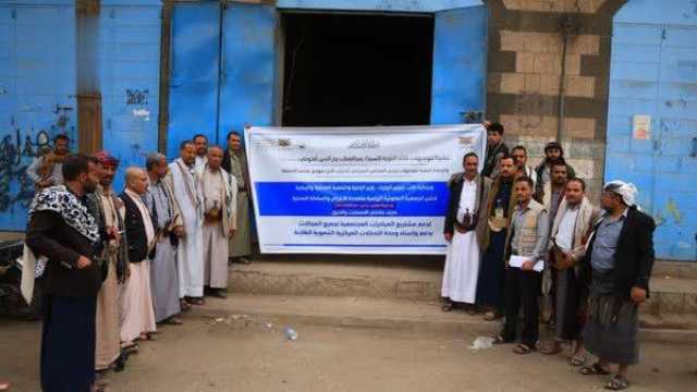 التدخلات التنموية تدعم مشاريع المبادرات في ذمار بكميات من الاسمنت والديزل