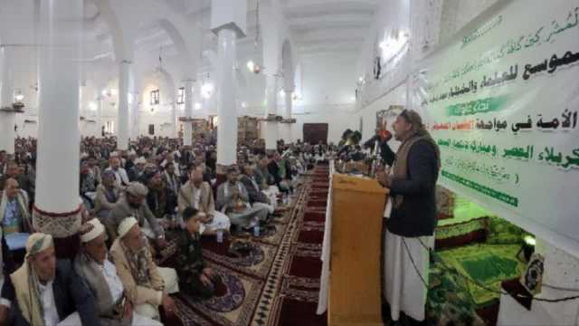 لقاء موسع للعلماء والخطباء في ذمار نصرةً لغزة ومباركةً لانتصار إيران
