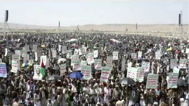 مسيرات حاشدة بصعدة في 37 ساحة للتأكيد على تصاعد العمليات العسكرية ضد الكيان الصهيوني