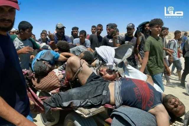 استشهاد 5 فلسطينيين من منتظري المساعدات باستهداف صهيوني شمال غزة