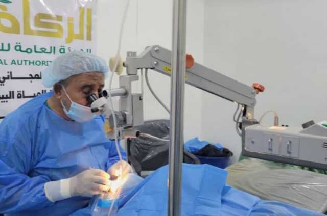 إجراء 240 عملية في مخيم العيون بالمستشفى العسكري في تعز