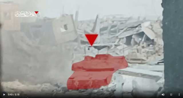 “القسام” تستهدف دبابة صهيونية في مدينة غزة