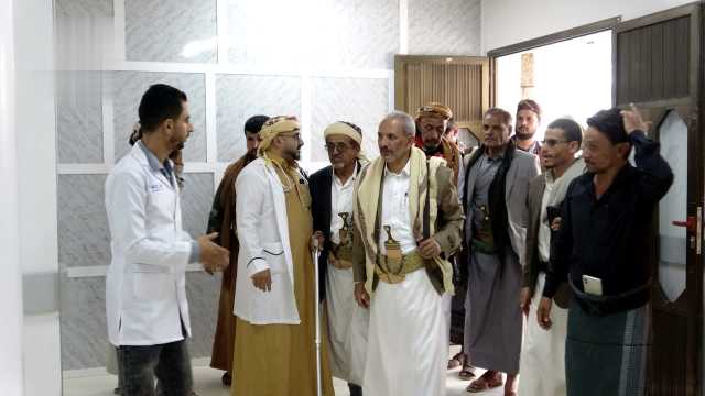 افتتاح مركز الغسيل الكلوي بمستشفى 22 مايو في جبن بالضالع