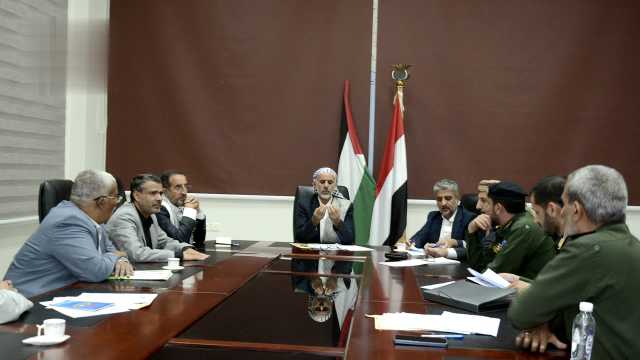 مفتاح يناقش آليات دعم وتطوير أداء مصلحة الدفاع المدني
