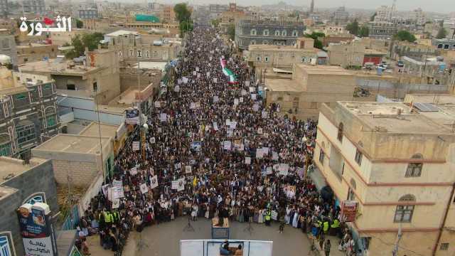47 مسيرة حاشدة بذمار ثباتاً مع غزة وجهوزية واستنفار في مواجهة العدوان