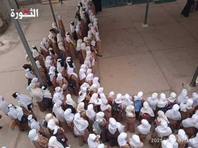 وقفات طلابية وتربوية بالحديدة تنديداً بجرائم العدو الصهيوني في غزة