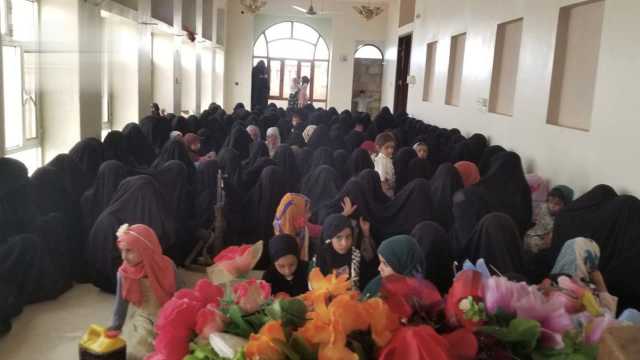 الهيئة النسائية في حجة تنظم فعاليات ثقافية بذكرى استشهاد الإمام الحسين